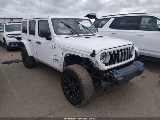 Продажа на аукционе авто 2024 Jeep Wrangler 4xe Sahara 4xe, vin: 1C4RJXP69RW292037, номер лота: 46263881