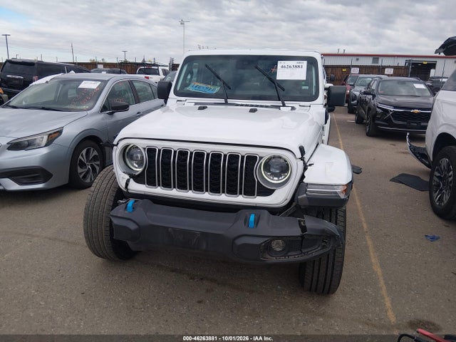 Продажа на аукционе авто 2024 Jeep Wrangler 4xe Sahara 4xe, vin: 1C4RJXP69RW292037, номер лота: 46263881