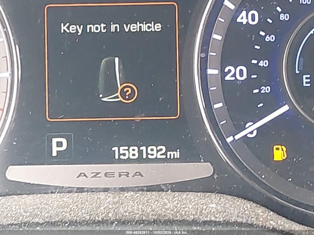 2016 Hyundai Azera Limited მანქანა იყიდება აუქციონზე, vin: KMHFH4JGXGA523838, აუქციონის ნომერი: 46263911