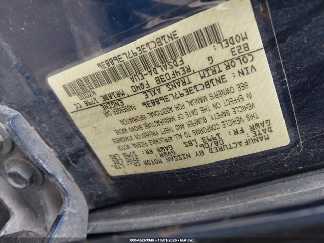 46263948 :رقم المزاد ، 3N1BC13E97L368836 vin ، 2007 Nissan Versa 1.8s مزاد بيع