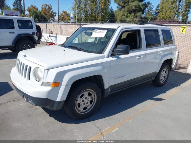 2014 Jeep Patriot Sport მანქანა იყიდება აუქციონზე, vin: 1C4NJPBA3ED585433, აუქციონის ნომერი: 46263991