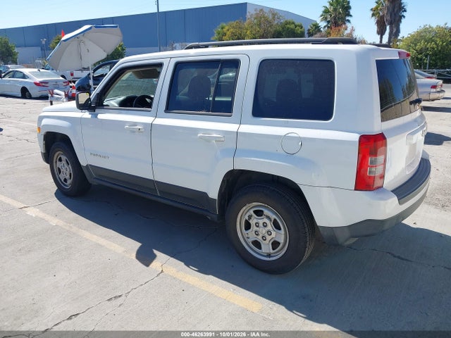 2014 Jeep Patriot Sport მანქანა იყიდება აუქციონზე, vin: 1C4NJPBA3ED585433, აუქციონის ნომერი: 46263991