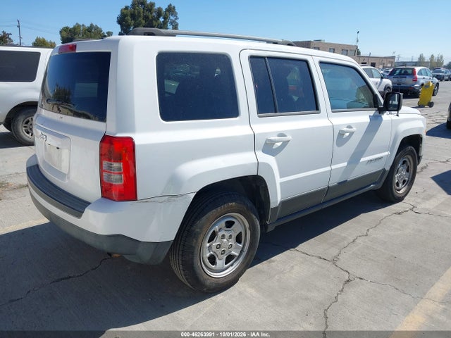 2014 Jeep Patriot Sport მანქანა იყიდება აუქციონზე, vin: 1C4NJPBA3ED585433, აუქციონის ნომერი: 46263991