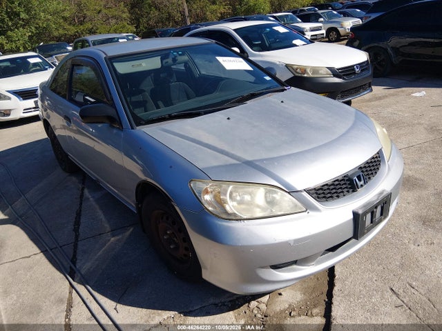 2005 Honda Civic Vp მანქანა იყიდება აუქციონზე, vin: 1HGEM21115L043718, აუქციონის ნომერი: 46264220