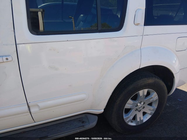 2007 Nissan Pathfinder Le/se/xe მანქანა იყიდება აუქციონზე, vin: 5N1AR18U67C600601, აუქციონის ნომერი: 46264270
