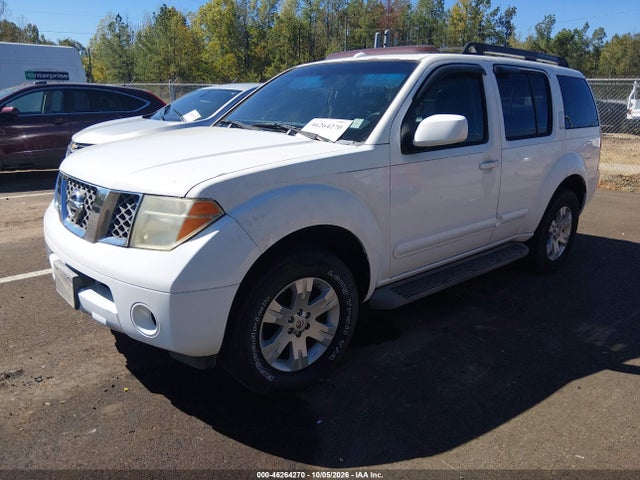 2007 Nissan Pathfinder Le/se/xe მანქანა იყიდება აუქციონზე, vin: 5N1AR18U67C600601, აუქციონის ნომერი: 46264270