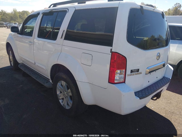 2007 Nissan Pathfinder Le/se/xe მანქანა იყიდება აუქციონზე, vin: 5N1AR18U67C600601, აუქციონის ნომერი: 46264270