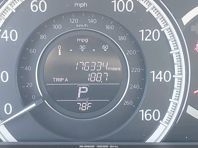 2013 Honda Accord Ex-l მანქანა იყიდება აუქციონზე, vin: 1HGCR2F86DA164396, აუქციონის ნომერი: 46264305