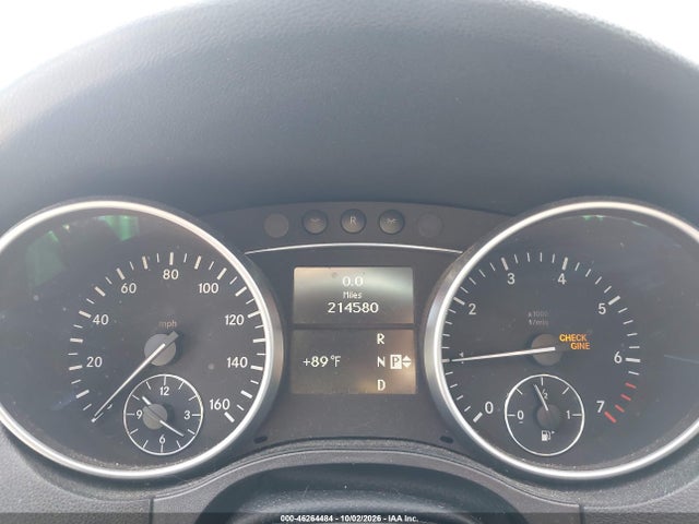 Продажа на аукционе авто 2009 Mercedes-benz Ml 350 4matic, vin: 4JGBB86E89A492459, номер лота: 46264484