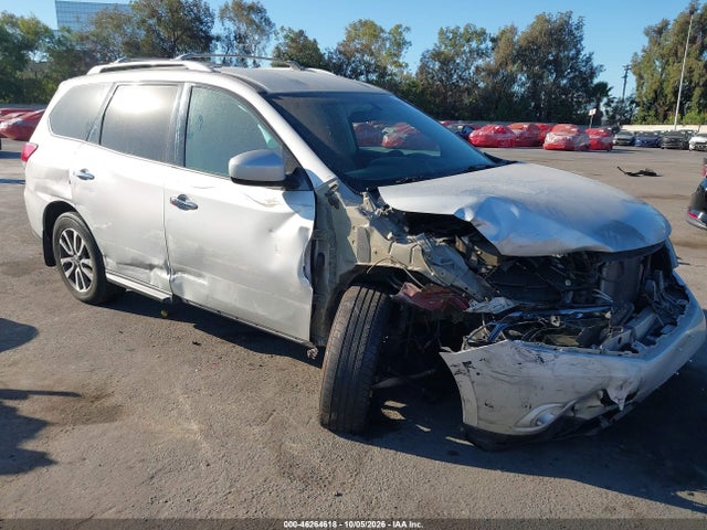 2015 Nissan Pathfinder S მანქანა იყიდება აუქციონზე, vin: 5N1AR2MN2FC723766, აუქციონის ნომერი: 46264618