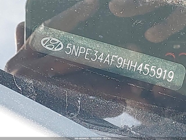Aukcja sprzedaży 2017 Hyundai Sonata Sport, vin: 5NPE34AF9HH455919, numer aukcji: 46264639