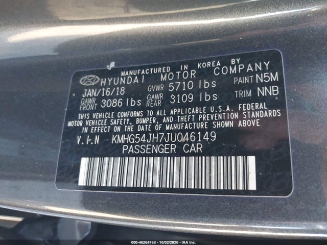 Genesis G90 5.0 Ultimate 2018 KMHG54JH7JU046149 Image 9