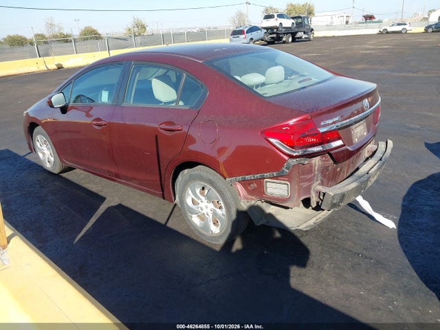 Aukcja sprzedaży 2015 Honda Civic Lx, vin: 19XFB2F5XFE268119, numer aukcji: 46264855