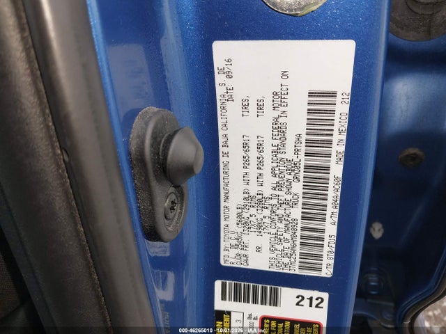 Продажа на аукционе авто 2017 Toyota Tacoma Trd Sport, vin: 3TMCZ5AN6HM048928, номер лота: 46265010