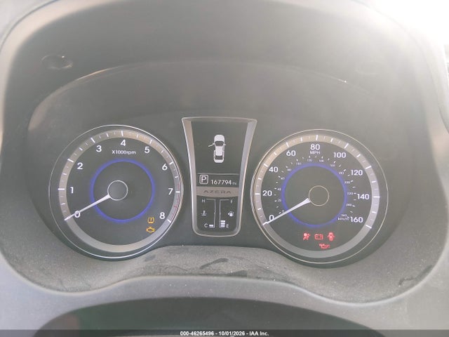 Aukcja sprzedaży 2013 Hyundai Azera, vin: KMHFH4JG9DA309483, numer aukcji: 46265496