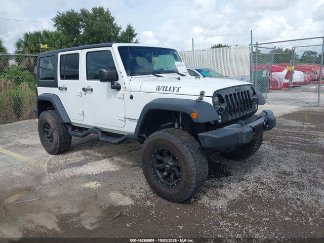 Auction sale of the 2017 Jeep Wrangler Unlimited Willy Wheeler 4x4, vin: 1C4BJWDG0HL653101, lot number: 46265508