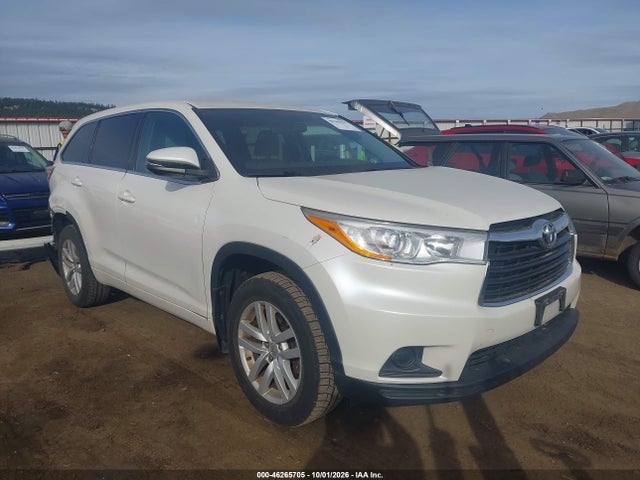 46265705 :رقم المزاد ، 5TDBKRFH3ES006142 vin ، 2014 Toyota Highlander Le V6 مزاد بيع