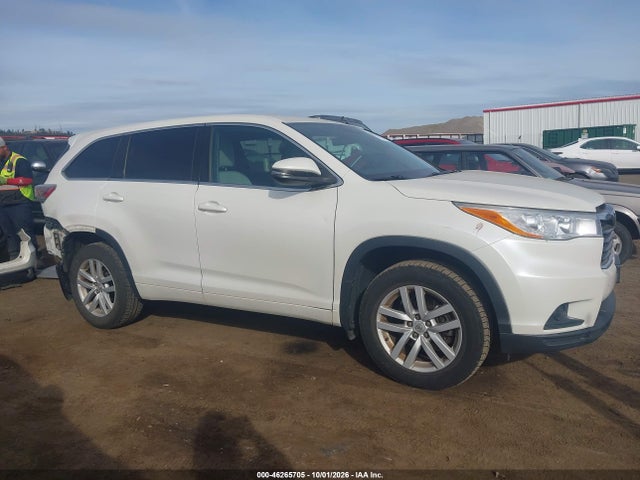 Aukcja sprzedaży 2014 Toyota Highlander Le V6, vin: 5TDBKRFH3ES006142, numer aukcji: 46265705