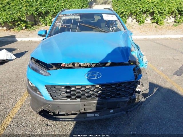 2022 Hyundai Kona Sel მანქანა იყიდება აუქციონზე, vin: KM8K6CABXNU914650, აუქციონის ნომერი: 46265814