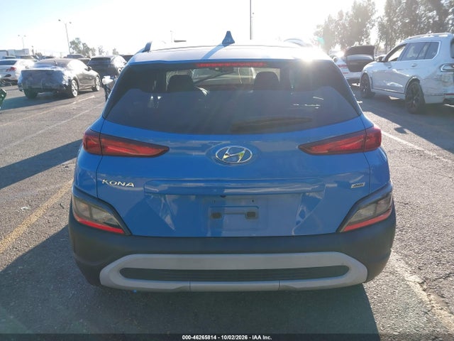 2022 Hyundai Kona Sel მანქანა იყიდება აუქციონზე, vin: KM8K6CABXNU914650, აუქციონის ნომერი: 46265814