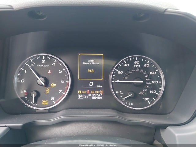 46265820 :رقم المزاد ، 4S4GUHM66S3708718 vin ، 2025 Subaru Crosstrek Limited مزاد بيع
