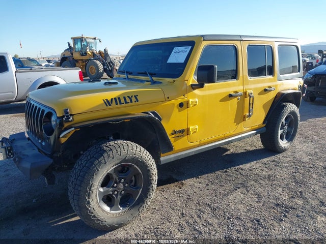46265910 :رقم المزاد ، 1C4HJXDG9LW313047 vin ، 2020 Jeep Wrangler Unlimited Willys 4x4 مزاد بيع