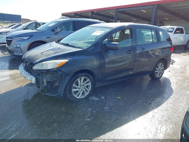 2012 Mazda Mazda5 Sport მანქანა იყიდება აუქციონზე, vin: JM1CW2BL2C0134799, აუქციონის ნომერი: 46265984