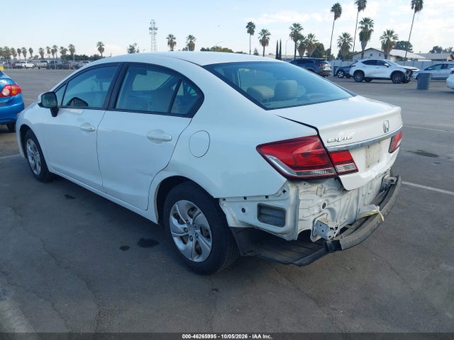 Aukcja sprzedaży 2013 Honda Civic Lx, vin: 19XFB2F51DE281502, numer aukcji: 46265995