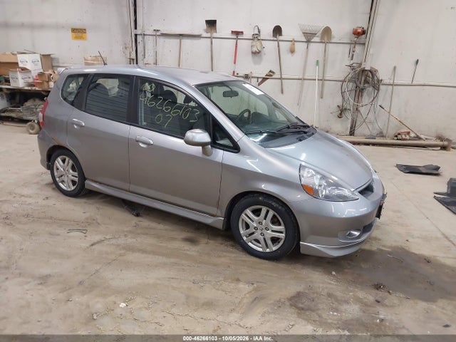 46266103 :رقم المزاد ، JHMGD37617S026179 vin ، 2007 Honda Fit Sport مزاد بيع