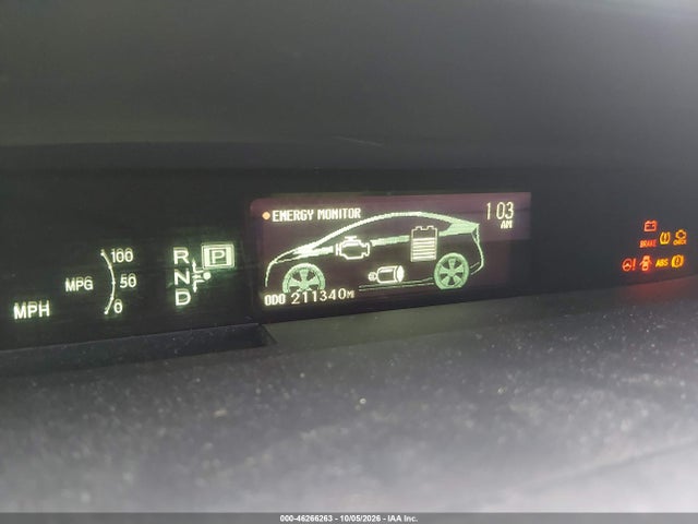 46266263 :رقم المزاد ، JTDKN3DU0B5347374 vin ، 2011 Toyota Prius Three مزاد بيع