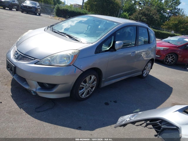 46266450 :رقم المزاد ، JHMGE8G49AC025050 vin ، 2010 Honda Fit Sport مزاد بيع
