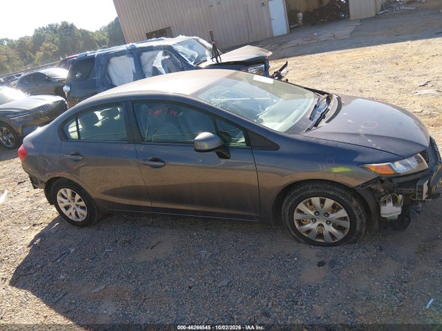 Продажа на аукционе авто 2012 Honda Civic Sdn Lx, vin: 19XFB2F51CE103510, номер лота: 46266545