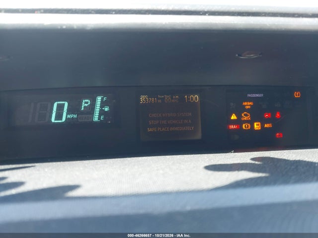 2012 Toyota Prius C One მანქანა იყიდება აუქციონზე, vin: JTDKDTB30C1024416, აუქციონის ნომერი: 46266657