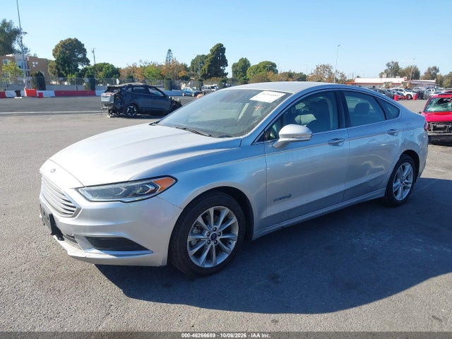 2018 Ford Fusion Hybrid Se მანქანა იყიდება აუქციონზე, vin: 3FA6P0LU6JR117531, აუქციონის ნომერი: 46266689