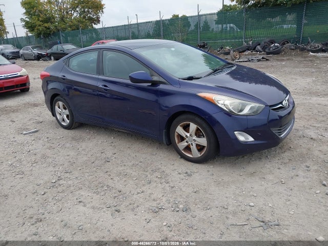 2013 Hyundai Elantra Gls მანქანა იყიდება აუქციონზე, vin: 5NPDH4AE9DH405228, აუქციონის ნომერი: 46266772