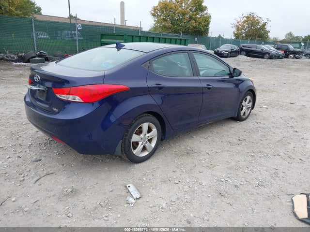 2013 Hyundai Elantra Gls მანქანა იყიდება აუქციონზე, vin: 5NPDH4AE9DH405228, აუქციონის ნომერი: 46266772