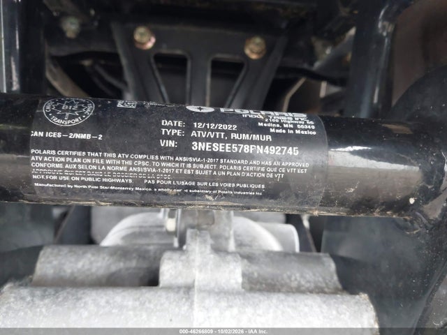 Polaris Sportsman 2023 3NESEE578PN492745 Image 9