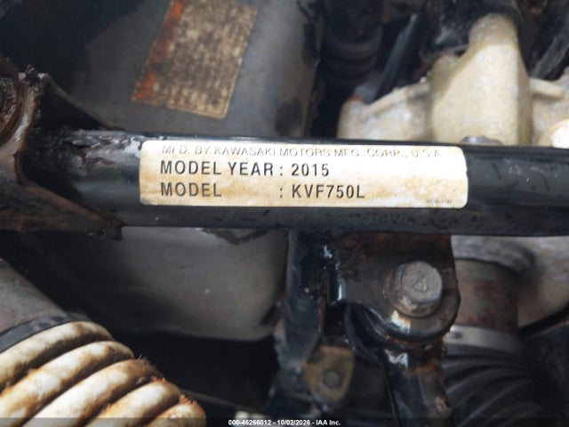 Aukcja sprzedaży 2015 Kawasaki Other, vin: JKAVFDL13FB503822, numer aukcji: 46266812