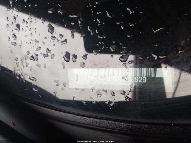2018 Nissan Altima 2.5 S მანქანა იყიდება აუქციონზე, vin: 1N4AL3AP8JC130929, აუქციონის ნომერი: 46266902