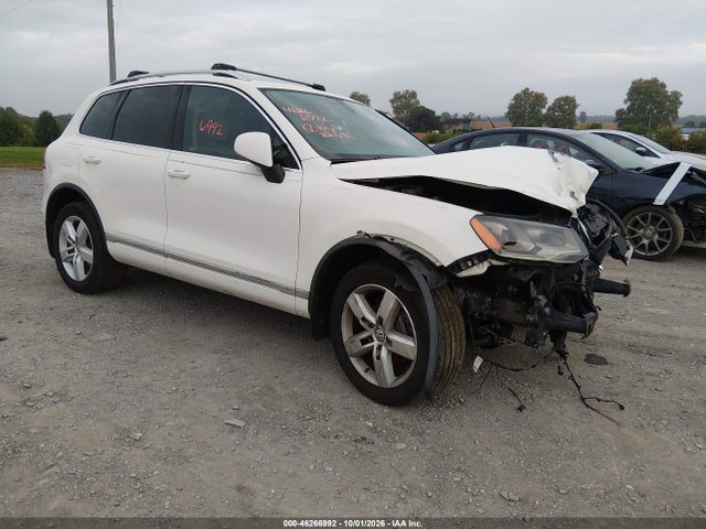 46266992 :رقم المزاد ، WVGFF9BP1CD003084 vin ، 2012 Volkswagen Touareg Vr6 Lux مزاد بيع
