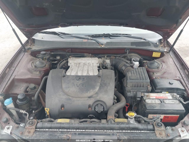 2003 Hyundai Sonata Base W/2.7l V6 მანქანა იყიდება აუქციონზე, vin: KMHWF25H73A855193, აუქციონის ნომერი: 46267214