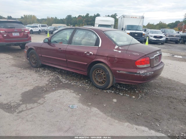 2003 Hyundai Sonata Base W/2.7l V6 მანქანა იყიდება აუქციონზე, vin: KMHWF25H73A855193, აუქციონის ნომერი: 46267214