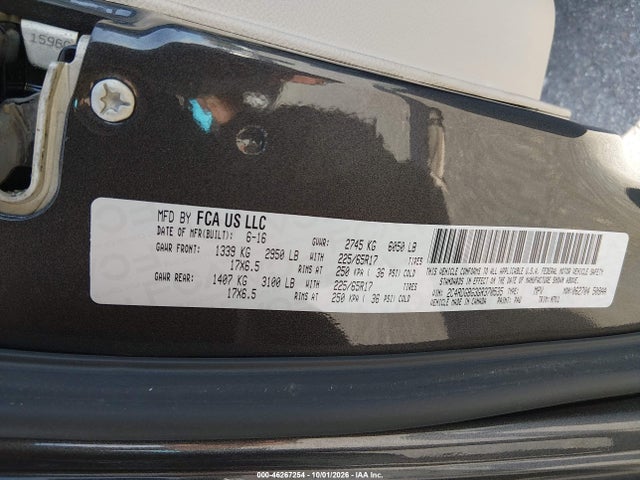 Продаж на аукціоні авто 2016 Dodge Grand Caravan Se Plus, vin: 2C4RDGBG3GR370535, номер лоту: 46267254