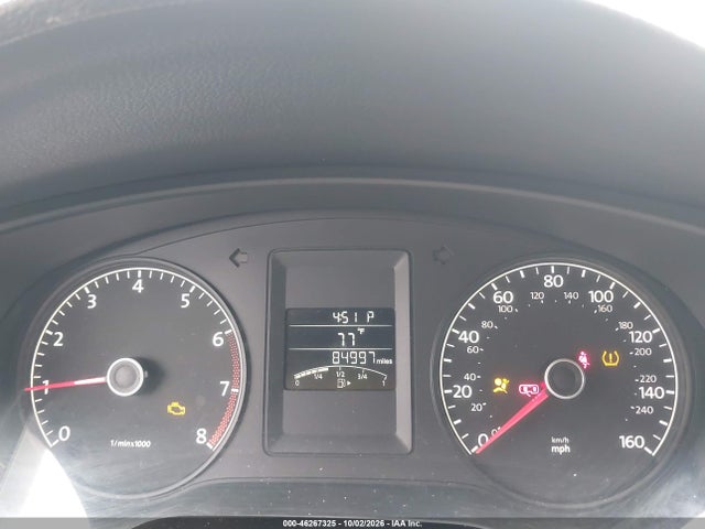 46267325 :رقم المزاد ، 3VW2K7AJ3EM221094 vin ، 2014 Volkswagen Jetta 2.0l S مزاد بيع