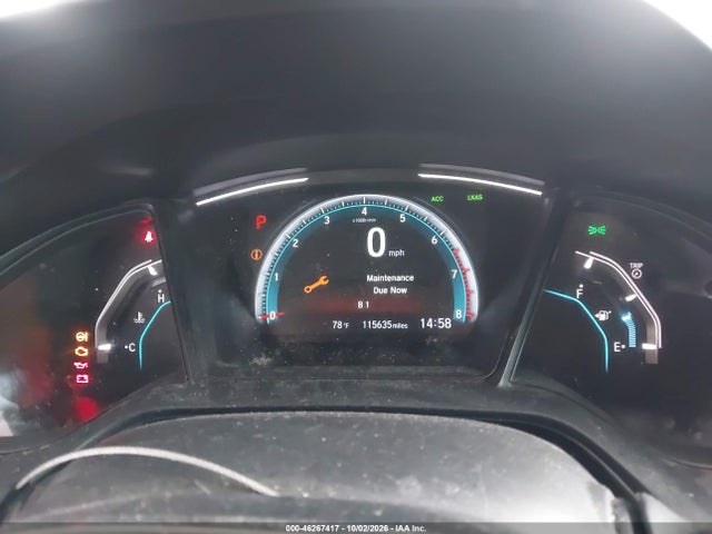 Aukcja sprzedaży 2019 Honda Civic Lx, vin: SHHFK7H30KU217594, numer aukcji: 46267417