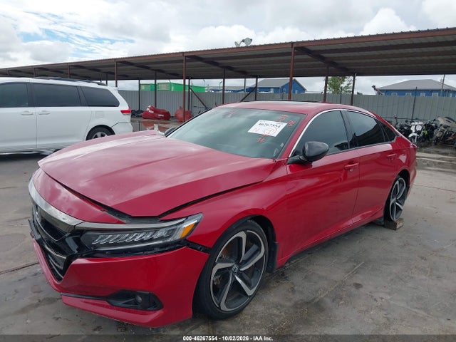 46267554 :رقم المزاد ، 1HGCV2F37NA011740 vin ، 2022 Honda Accord Sport 2.0t مزاد بيع
