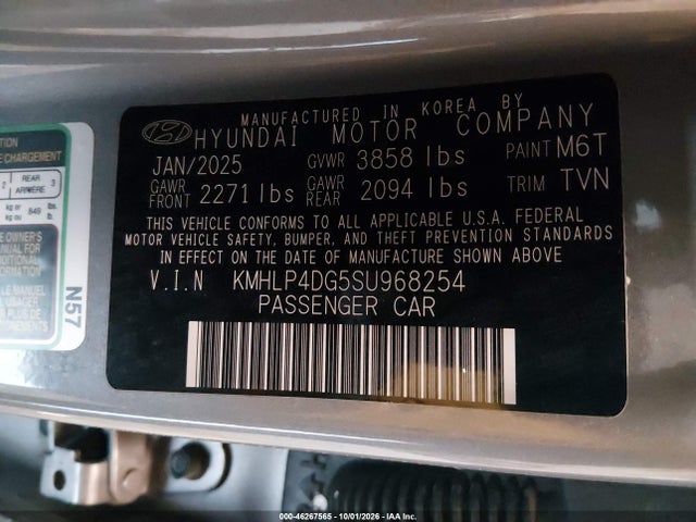 Hyundai Elantra Limited 2025 KMHLP4DG5SU968254 Image 9