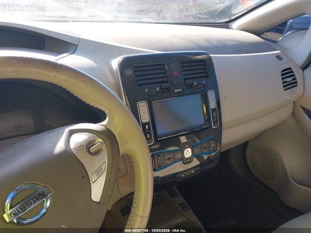 2012 Nissan Leaf Sl მანქანა იყიდება აუქციონზე, vin: JN1AZ0CP5CT024237, აუქციონის ნომერი: 46267749