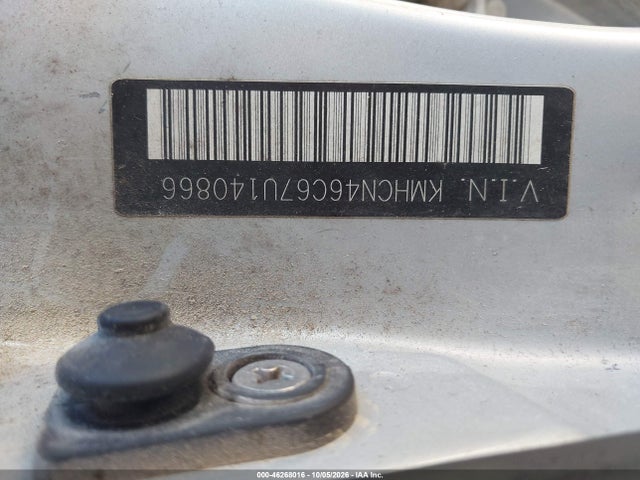 Продаж на аукціоні авто 2007 Hyundai Accent Gls, vin: KMHCN46C67U140866, номер лоту: 46268016