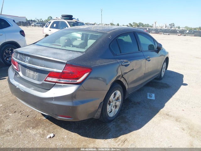 2013 Honda Civic Lx მანქანა იყიდება აუქციონზე, vin: 2HGFB2F50DH550739, აუქციონის ნომერი: 46268046